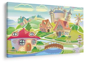 Slika - Pisano mesto (90x60 cm)