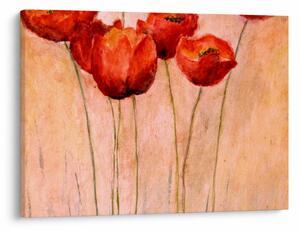 Slika - Rdeči tulipani (70x50 cm)