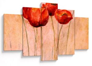 Slika - Rdeči tulipani (150x105 cm)