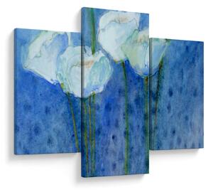 Slika - Beli tulipani (90x60 cm)