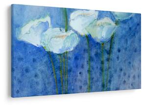 Slika - Beli tulipani (90x60 cm)