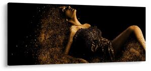 Slika - Zlata ženska (120x50 cm)