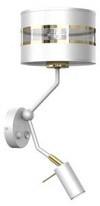 Zidna lampa ULTIMO 1xE27/40W/230V + 1xGU10/MR11/7W bijela