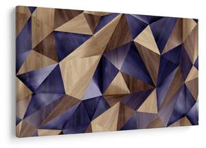 Slika - 3D leseni trikotniki (90x60 cm)