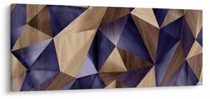 Slika - 3D leseni trikotniki (120x50 cm)