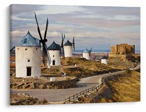 Slika - Mlini na veter Consuegra, Španija (70x50 cm)