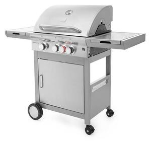 Plinski roštilj CALIFORNIA BBQ, 4 plamenika, s redukcijskim ventilom, srebrna Penta CZ
