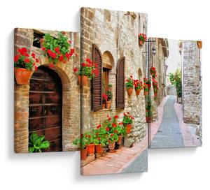 Slika - Slikovita italijanska uličica (90x60 cm)