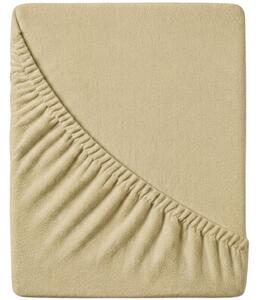 Frotirna plahta krem 140x200 cm