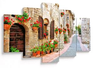 Slika - Slikovita italijanska uličica (150x105 cm)