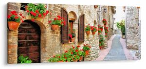 Slika - Slikovita italijanska uličica (120x50 cm)