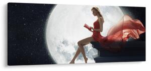 Slika - Ženska v mesečini (120x50 cm)