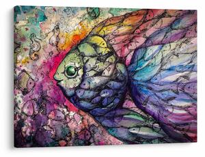 Slika - Pisane ribe (70x50 cm)