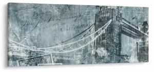 Slika - Tower Bridge v hladnih tonih (120x50 cm)