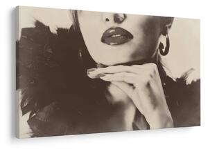 Slika - Vintage fotografija ženske (90x60 cm)