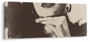 Slika - Vintage fotografija ženske (120x50 cm)