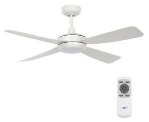 Lucci air 213302- LED Prigušivi ventilator SLIPSTREAM 1xGX53/12W/230V bijela +DU