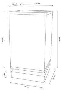 Spot-Light DO70774174 - Stolna lampa FIRE 1xE27/25W/230V bor/bež