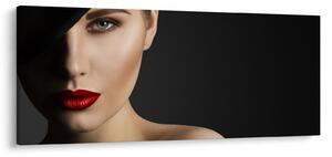 Slika - Portret ženske v klobuku (120x50 cm)