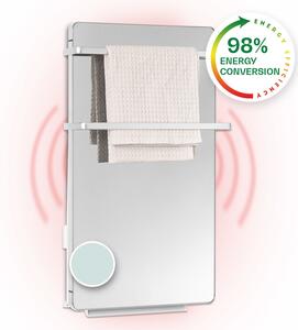 Klarstein Hot Spot Crystal Flow, grijalica za kupaonicu, 45x82 cm, 36 m², 2000 W, 5–40°C, LED