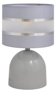 Stolna lampa HELEN 1xE27/60W/230V siva/srebrna