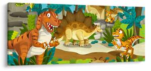 Slika - Dinozavri (120x50 cm)