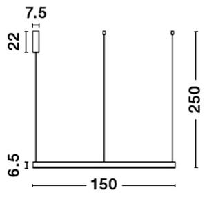 MOTIF VISILICA LED 80W/2700-6000K/lm/DIMM/IP20/BIJELA NL9530221