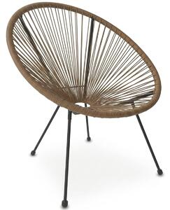 Vrtna stolica BRASIL, smeđa