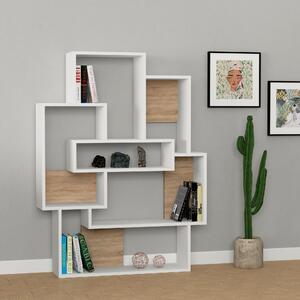 Zondo.hr Regal Barrac (bijela + hrast). Akcija -19%. 1071907