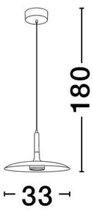LISI VISILICA LED/3000K/12W/900Lm/CRNA NL9501212