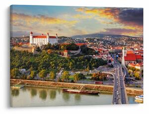 Slika - Panorama Bratislave, Slovaška (70x50 cm)