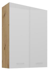 Zondo.hr Gornji kuhinjski ormarić Arryn 80 G-108 2F (korpus: hrast artisan / front: bijeli sjaj). Akcija -6%. 1134380