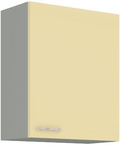 Zondo.hr Gornji kuhinjski ormarić Kelyn 60 G-72 1F (korpus: krem sjaj + front: siva). Akcija -6%. 1134431