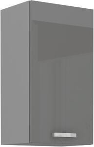 Zondo.hr Gornji kuhinjski ormarić Gonir 45 G-72 1F (korpus: siva + front: sivi sjaj). 1134463