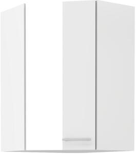 Zondo.hr Gornji kutni kuhinjski ormarić Lavera 60x60 GN-90 1F (45°) (korpus: bijela + front: bijeli sjaj). 1134523