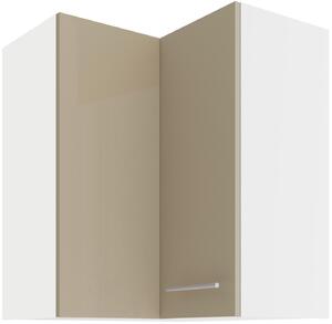 Zondo.hr Gornji kutni kuhinjski ormarić Lavera 60x60 GN-72 2F (90°) (korpus: bijela + front: sjaj cappucino). 1134555