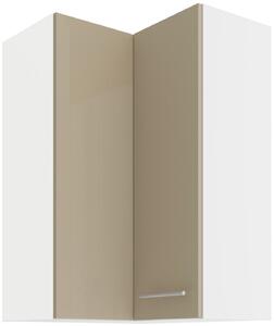 Zondo.hr Gornji kutni kuhinjski ormarić Lavera 60x60 GN-90 2F (90°) (korpus: bijela + front: sjaj cappucino). 1134556