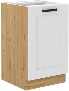 Zondo.hr Donji kuhinjski ormarić Lucid 50 ZL 1F BB (korpus: hrast artisan + front: mdf bijela). Akcija -7%. 1134605