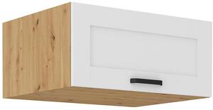 Zondo.hr Gornji kuhinjski ormarić Lucid 80 NAGU-36 1F (korpus: hrast artisan + front: mdf bijela). 1134610