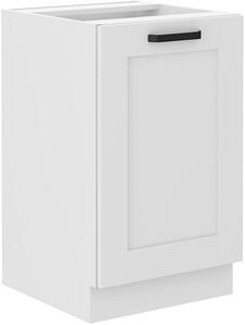 Zondo.hr Donji kuhinjski ormarić Lucid 50 ZL 1F BB (korpus: bijela + front: mdf bijela). Akcija -7%. 1134634