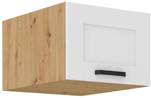 Zondo.hr Gornji kuhinjski ormarić Lucid 50 NAGU-36 1F (korpus: hrast artisan + front: mdf bijela). Akcija -8%. 1134620