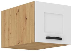 Zondo.hr Gornji kuhinjski ormarić Lucid 40 NAGU-36 1F (korpus: hrast artisan + front: mdf bijela). 1134623