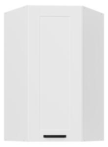 Zondo.hr Gornji kutni kuhinjski ormarić Lucid 60x60 GN-108 1F (45° (korpus: bijela + front: mdf bijela). 1134644