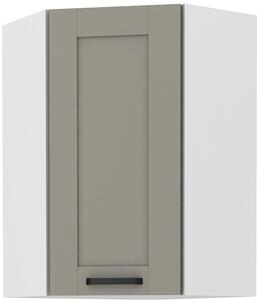 Zondo.hr Gornji kutni kuhinjski ormarić Lucid 60x60 GN-90 1F (45°) (korpus: bijela + front: mdf claygrey). Akcija -6%. 1134671