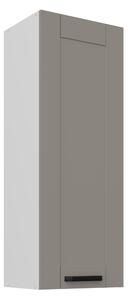 Zondo.hr Gornji kuhinjski ormarić Lucid 40 G-108 1F (korpus: bijela + front: mdf claygrey). 1134679