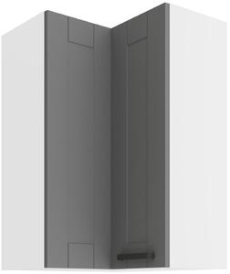 Zondo.hr Gornji kutni kuhinjski ormarić Lucid 60x60 GN-90 2F (90°) (korpus: bijela + front: mdf dustgrey). 1134730