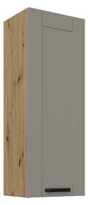 Zondo.hr Gornji kuhinjski ormarić Lucid 40 G-108 1F (korpus: hrast artisan + front: mdf claygrey). 1134707