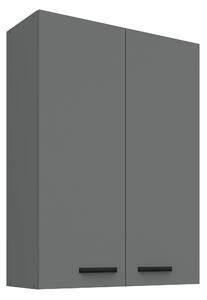 Zondo.hr Gornji kuhinjski ormarić Nesia 80 G-108 2F (korpus: antracit + front: antracit). Akcija -6%. 1134780