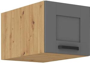 Zondo.hr Gornji kuhinjski ormarić Lucid 40 NAGU-36 1F (korpus: hrast artisan + front: mdf dustgrey). 1134764