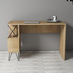 Studijski stol, Extra - Oak